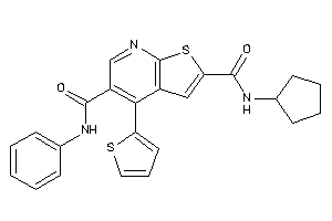 N-cyclopentyl-N'-phenyl-4-(2-thienyl)thieno[2,3-b]pyridine-2,5-dicarboxamide