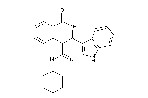 N-cyclohexyl-3-(1H-indol-3-yl)-1-keto-3,4-dihydro-2H-isoquinoline-4-carboxamide