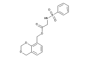 2-(benzenesulfonamido)acetic Acid 4H-1,3-benzodioxin-8-ylmethyl Ester