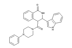 3-(1H-indol-3-yl)-4-(4-phenylpiperazine-1-carbonyl)-3,4-dihydroisocarbostyril