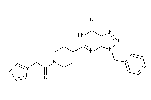 Image of 3-benzyl-5-[1-[2-(3-thienyl)acetyl]-4-piperidyl]-6H-triazolo[4,5-d]pyrimidin-7-one