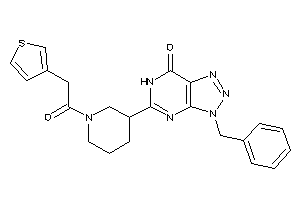 Image of 3-benzyl-5-[1-[2-(3-thienyl)acetyl]-3-piperidyl]-6H-triazolo[4,5-d]pyrimidin-7-one
