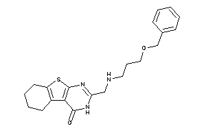 2-[(3-benzoxypropylamino)methyl]-5,6,7,8-tetrahydro-3H-benzothiopheno[2,3-d]pyrimidin-4-one