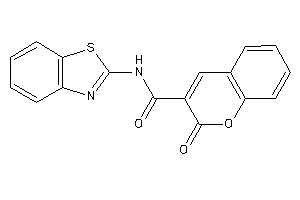Image of N-(1,3-benzothiazol-2-yl)-2-keto-chromene-3-carboxamide