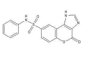 4-keto-N-phenyl-1H-chromeno[3,4-d]imidazole-8-sulfonamide