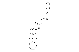 Image of 2-(phenylthio)acetic Acid [2-[3-(azepan-1-ylsulfonyl)anilino]-2-keto-ethyl] Ester