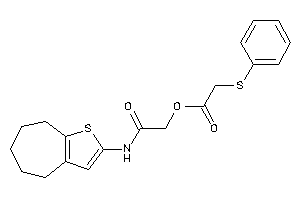 2-(phenylthio)acetic Acid [2-keto-2-(5,6,7,8-tetrahydro-4H-cyclohepta[b]thiophen-2-ylamino)ethyl] Ester