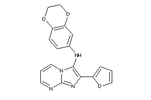 2,3-dihydro-1,4-benzodioxin-7-yl-[2-(2-furyl)imidazo[1,2-a]pyrimidin-3-yl]amine