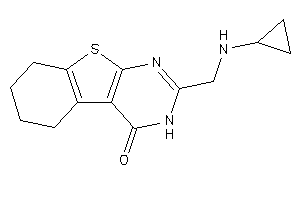 2-[(cyclopropylamino)methyl]-5,6,7,8-tetrahydro-3H-benzothiopheno[2,3-d]pyrimidin-4-one