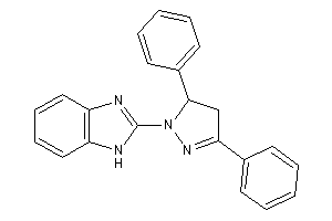 2-(3,5-diphenyl-2-pyrazolin-1-yl)-1H-benzimidazole