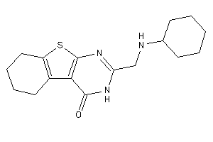 2-[(cyclohexylamino)methyl]-5,6,7,8-tetrahydro-3H-benzothiopheno[2,3-d]pyrimidin-4-one