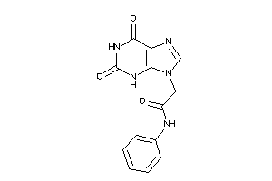 2-(2,6-diketo-3H-purin-9-yl)-N-phenyl-acetamide