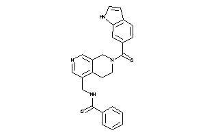 N-[[7-(1H-indole-6-carbonyl)-6,8-dihydro-5H-2,7-naphthyridin-4-yl]methyl]benzamide