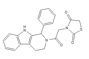 3-[2-keto-2-(1-phenyl-1,3,4,9-tetrahydro-$b-carbolin-2-yl)ethyl]thiazolidine-2,4-quinone