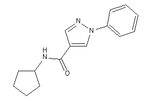 N-cyclopentyl-1-phenyl-pyrazole-4-carboxamide