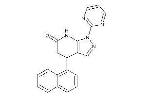 4-(1-naphthyl)-1-(2-pyrimidyl)-5,7-dihydro-4H-pyrazolo[3,4-b]pyridin-6-one