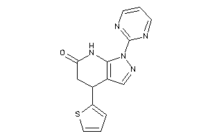 1-(2-pyrimidyl)-4-(2-thienyl)-5,7-dihydro-4H-pyrazolo[3,4-b]pyridin-6-one