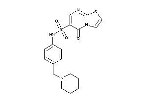 Image of 5-keto-N-[4-(piperidinomethyl)phenyl]thiazolo[3,2-a]pyrimidine-6-sulfonamide