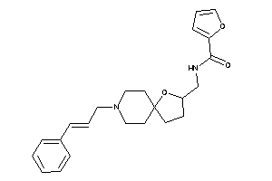 N-[(8-cinnamyl-4-oxa-8-azaspiro[4.5]decan-3-yl)methyl]-2-furamide