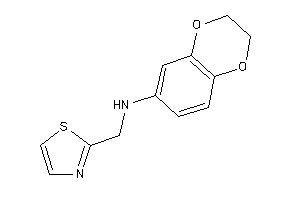 2,3-dihydro-1,4-benzodioxin-7-yl(thiazol-2-ylmethyl)amine