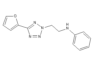 2-[5-(2-furyl)tetrazol-2-yl]ethyl-phenyl-amine