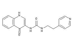 1-(4-keto-1H-quinolin-3-yl)-3-[2-(4-pyridyl)ethyl]urea