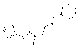 Cyclohexylmethyl-[2-[5-(2-furyl)tetrazol-2-yl]ethyl]amine