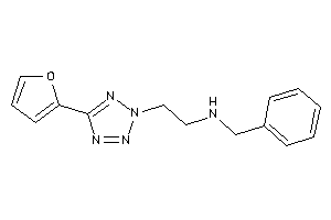 Benzyl-[2-[5-(2-furyl)tetrazol-2-yl]ethyl]amine