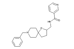 N-[(8-benzyl-4-oxa-8-azaspiro[4.5]decan-3-yl)methyl]nicotinamide