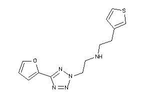 2-[5-(2-furyl)tetrazol-2-yl]ethyl-[2-(3-thienyl)ethyl]amine