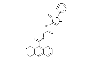 1,2,3,4-tetrahydroacridine-9-carboxylic Acid [2-keto-2-[(5-keto-1-phenyl-3-pyrazolin-4-yl)amino]ethyl] Ester