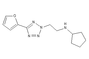 Cyclopentyl-[2-[5-(2-furyl)tetrazol-2-yl]ethyl]amine