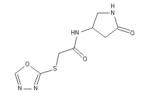 N-(5-ketopyrrolidin-3-yl)-2-(1,3,4-oxadiazol-2-ylthio)acetamide