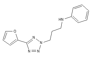 3-[5-(2-furyl)tetrazol-2-yl]propyl-phenyl-amine