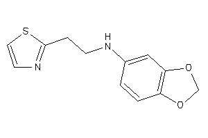 1,3-benzodioxol-5-yl(2-thiazol-2-ylethyl)amine