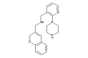 2H-chromen-3-ylmethyl-[(2-piperazino-3-pyridyl)methyl]amine