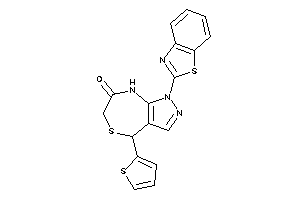 Image of 1-(1,3-benzothiazol-2-yl)-4-(2-thienyl)-4,8-dihydropyrazolo[3,4-e][1,4]thiazepin-7-one