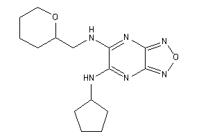 Cyclopentyl-[6-(tetrahydropyran-2-ylmethylamino)furazano[3,4-b]pyrazin-5-yl]amine