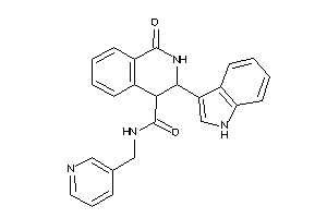 3-(1H-indol-3-yl)-1-keto-N-(3-pyridylmethyl)-3,4-dihydro-2H-isoquinoline-4-carboxamide