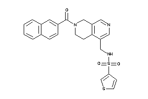 N-[[7-(2-naphthoyl)-6,8-dihydro-5H-2,7-naphthyridin-4-yl]methyl]thiophene-3-sulfonamide