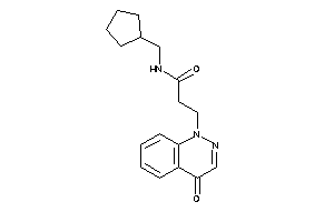 Image of N-(cyclopentylmethyl)-3-(4-ketocinnolin-1-yl)propionamide