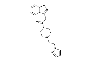 2-indoxazen-3-yl-1-[4-(2-pyrazol-1-ylethyl)piperazino]ethanone