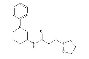 Image of 3-isoxazolidin-2-yl-N-[1-(2-pyridyl)-3-piperidyl]propionamide