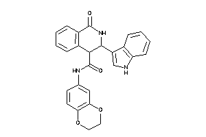 N-(2,3-dihydro-1,4-benzodioxin-6-yl)-3-(1H-indol-3-yl)-1-keto-3,4-dihydro-2H-isoquinoline-4-carboxamide