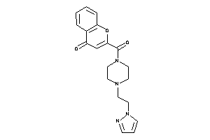 2-[4-(2-pyrazol-1-ylethyl)piperazine-1-carbonyl]chromone