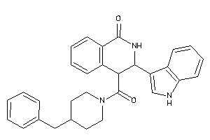 4-(4-benzylpiperidine-1-carbonyl)-3-(1H-indol-3-yl)-3,4-dihydroisocarbostyril