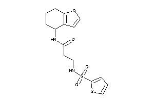 N-(4,5,6,7-tetrahydrobenzofuran-4-yl)-3-(2-thienylsulfonylamino)propionamide