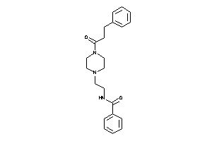 N-[2-(4-hydrocinnamoylpiperazino)ethyl]benzamide