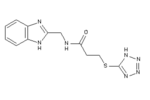 N-(1H-benzimidazol-2-ylmethyl)-3-(1H-tetrazol-5-ylthio)propionamide