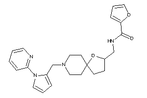 Image of N-[[8-[[1-(2-pyridyl)pyrrol-2-yl]methyl]-4-oxa-8-azaspiro[4.5]decan-3-yl]methyl]-2-furamide